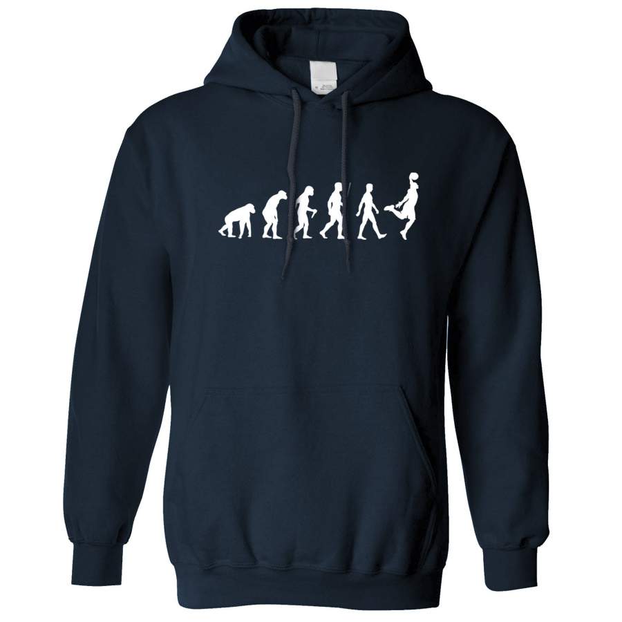Sports Hoodie Evolution Of A Basketball Player Hooded Jumper