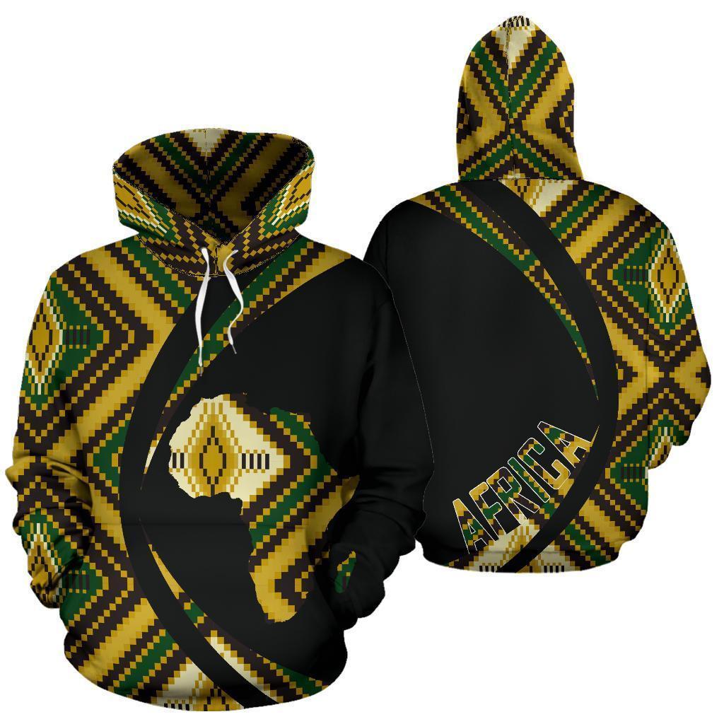 Greek Life Hoodie – Kente Cloth – Noble Akokobaatan Pullover – Circle Style