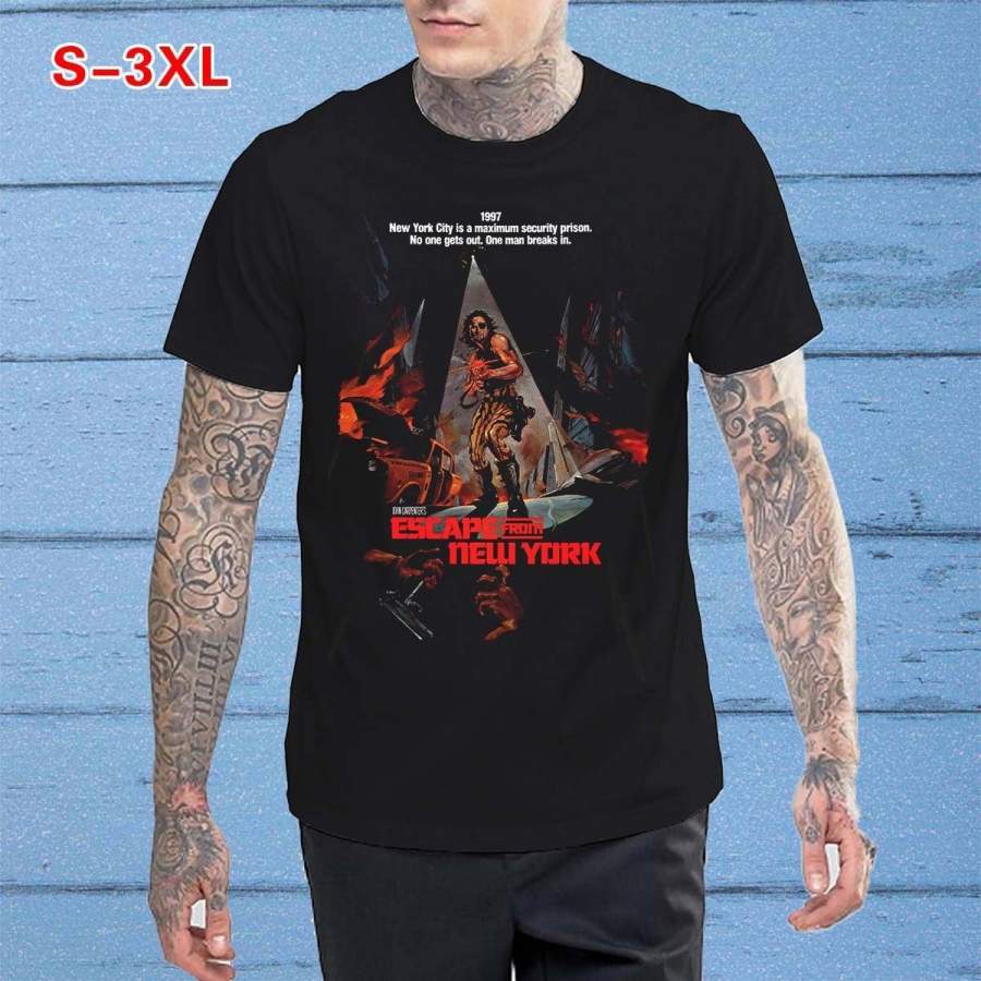 ESCAPE FROM NEW YORK Movie poster ver. 2 Kurt Russell Men’s T-Shirt