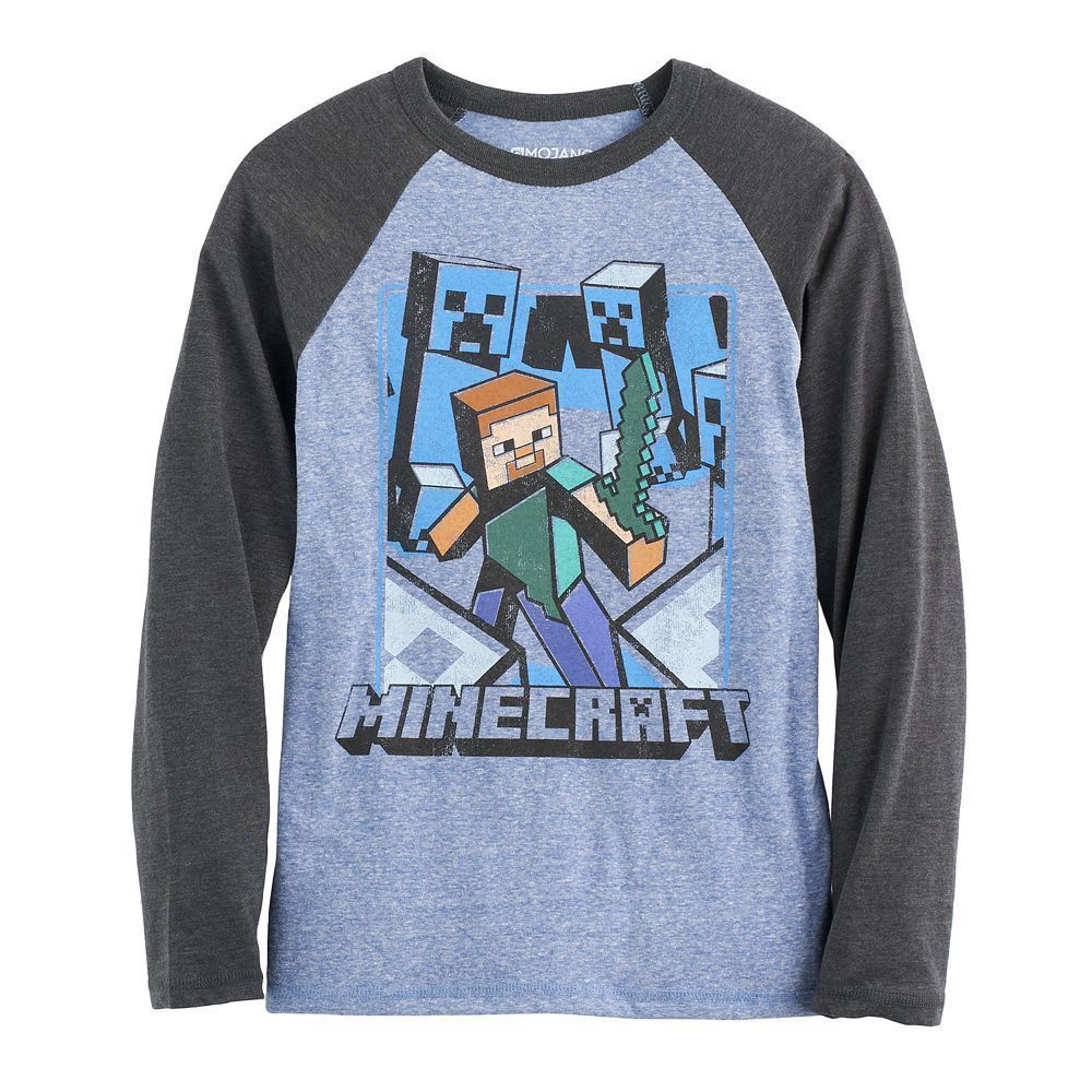 8 20 Minecraft Vintage Battle Creeper Blue Other Shirt