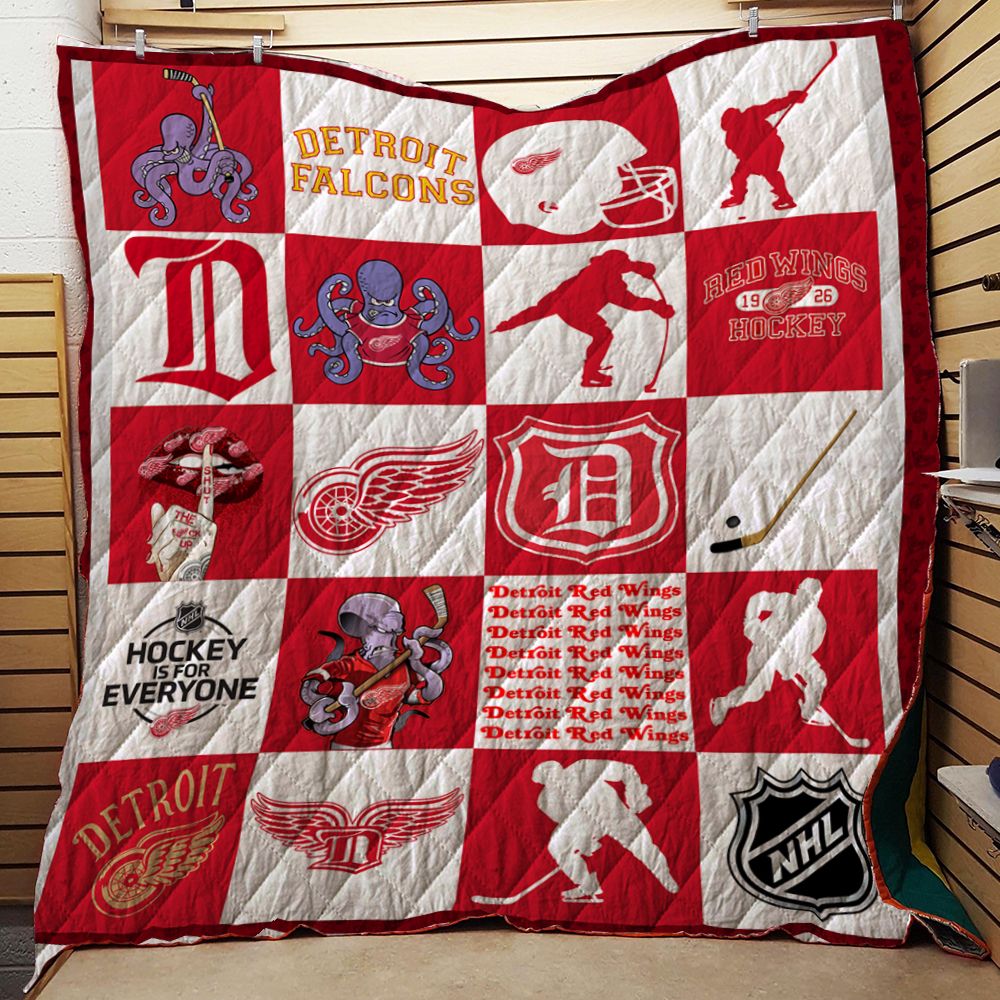 Detroit Red Wings 3D Quilt Blanket 968