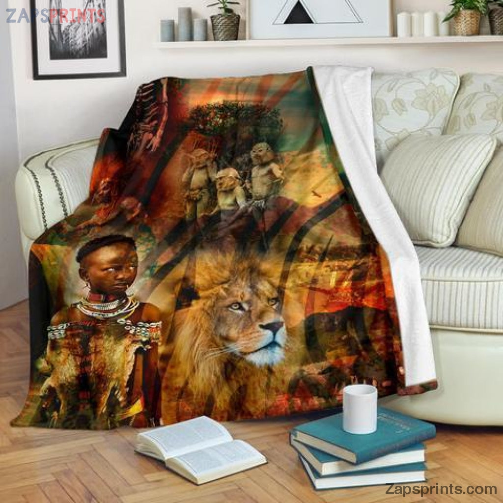 The Beauty Of African Culture – African Culture  Xci Blanket – African Culture And Traditions Fleece Blanket