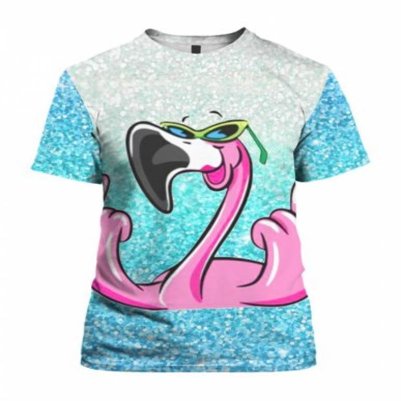 3D Hoodie Funny Flamingo