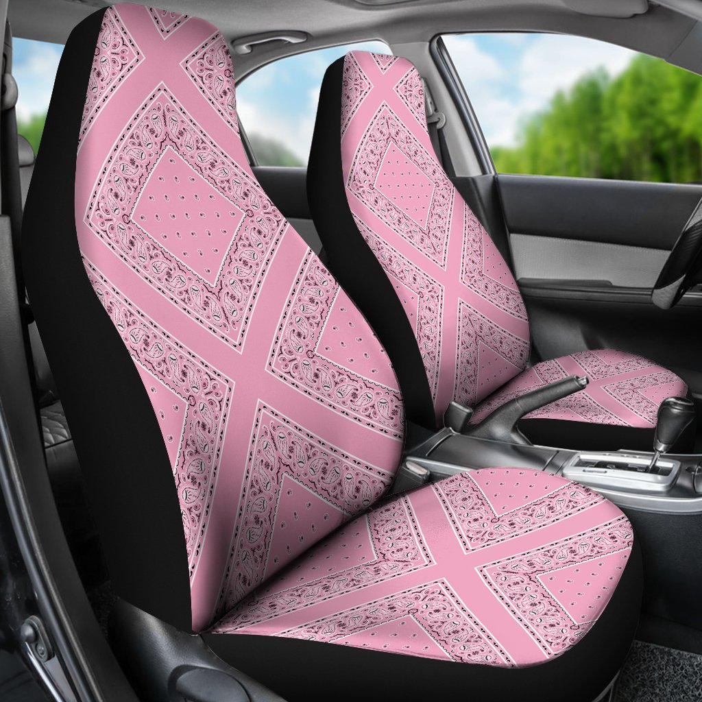 Light Pink Bandana Car Seat Covers Diamond Oralie Shop