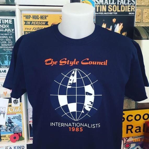 The Style Council Internationalist Shirt Unofficial Paul Weller Mod Shirt