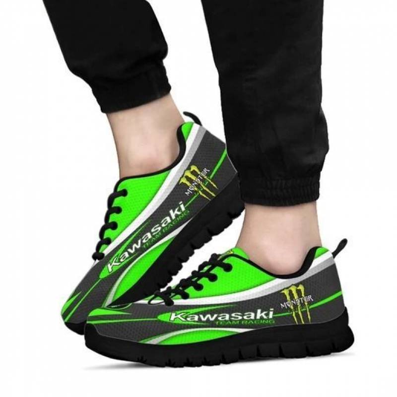 3D Printed Kawasaki Racing BDA Sneakers For Men & Women Ver 2