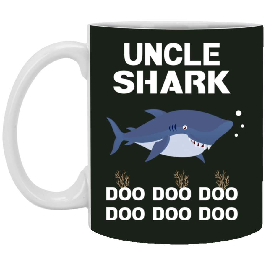 Uncle Shark Mug Doo Doo Mommy Auntie Daddy Baby