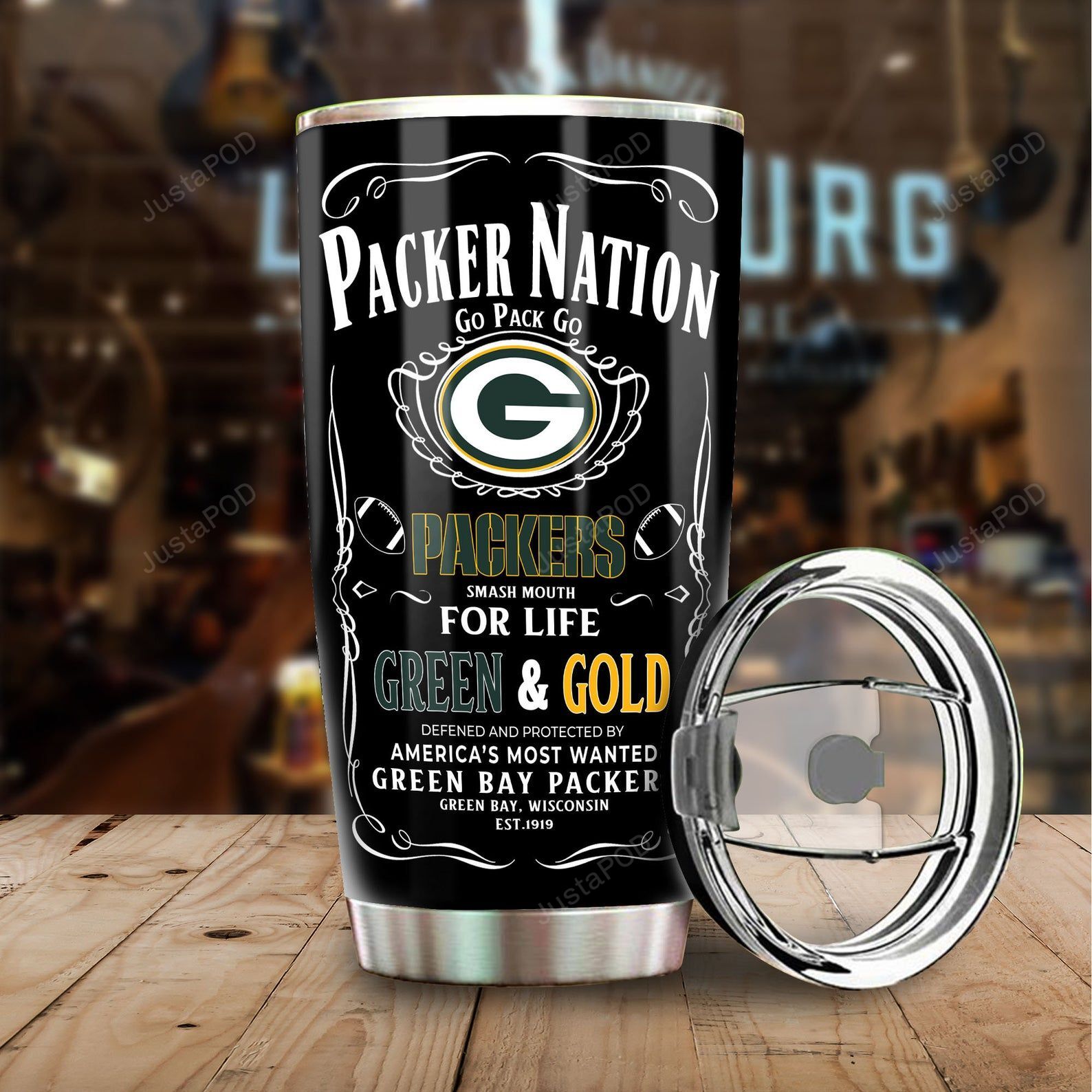 Green Bay Packers Stainless Steel Tumbler – Tumbler 20oz