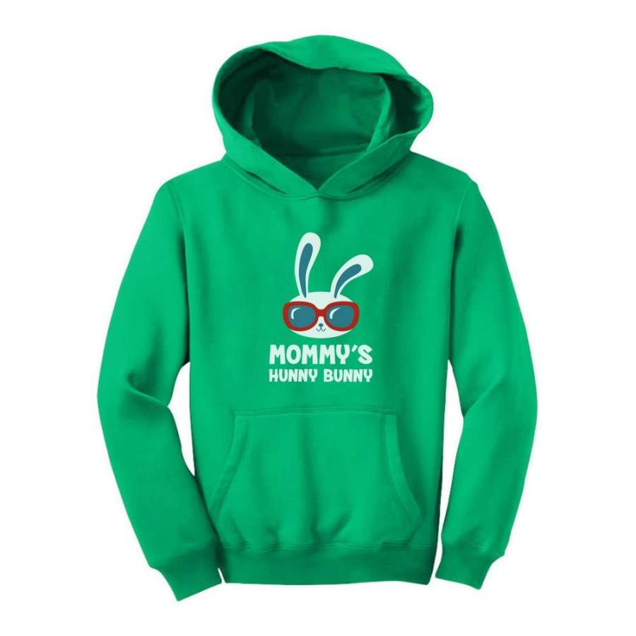 Mommy’s Hunny Bunny Cute Easter Youth Hoodie