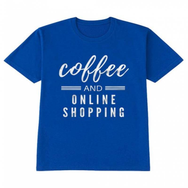 Coffee and Online Sopping T Shirt