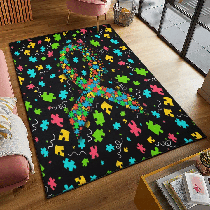 Autism Awareness Rug 2