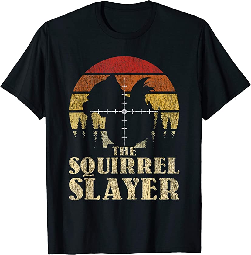 Squirrel Hunting Gift Forest Animal Squirrel T-Shirt