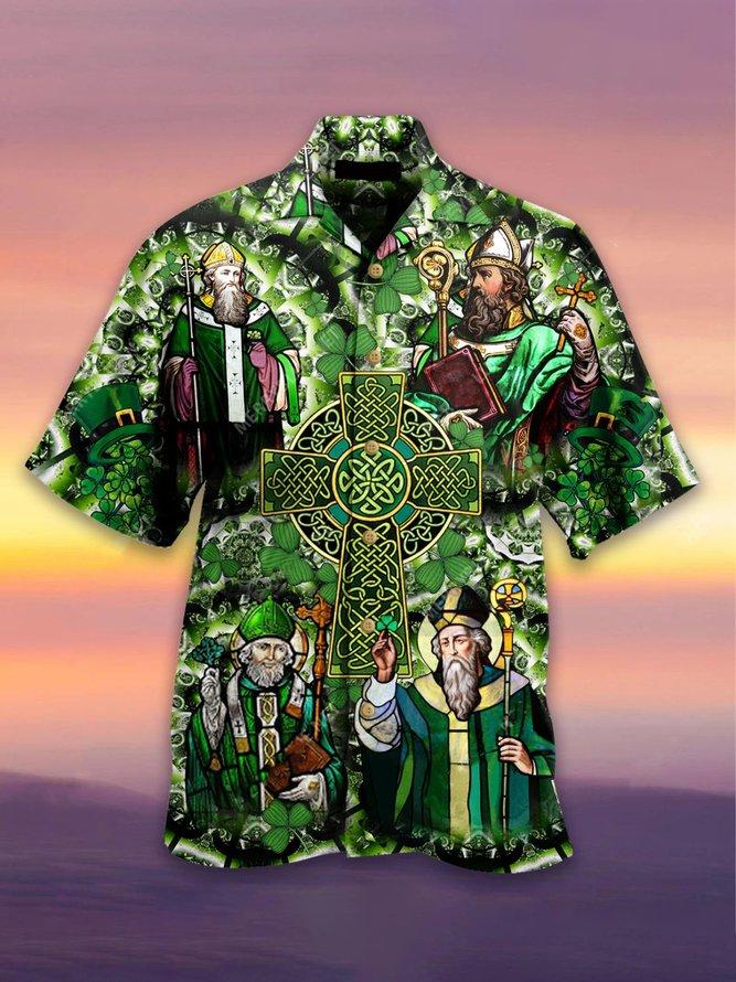 Celtic Cross Day Hawaii Shirt Unisex Full Size Adult Colorful Ha100090