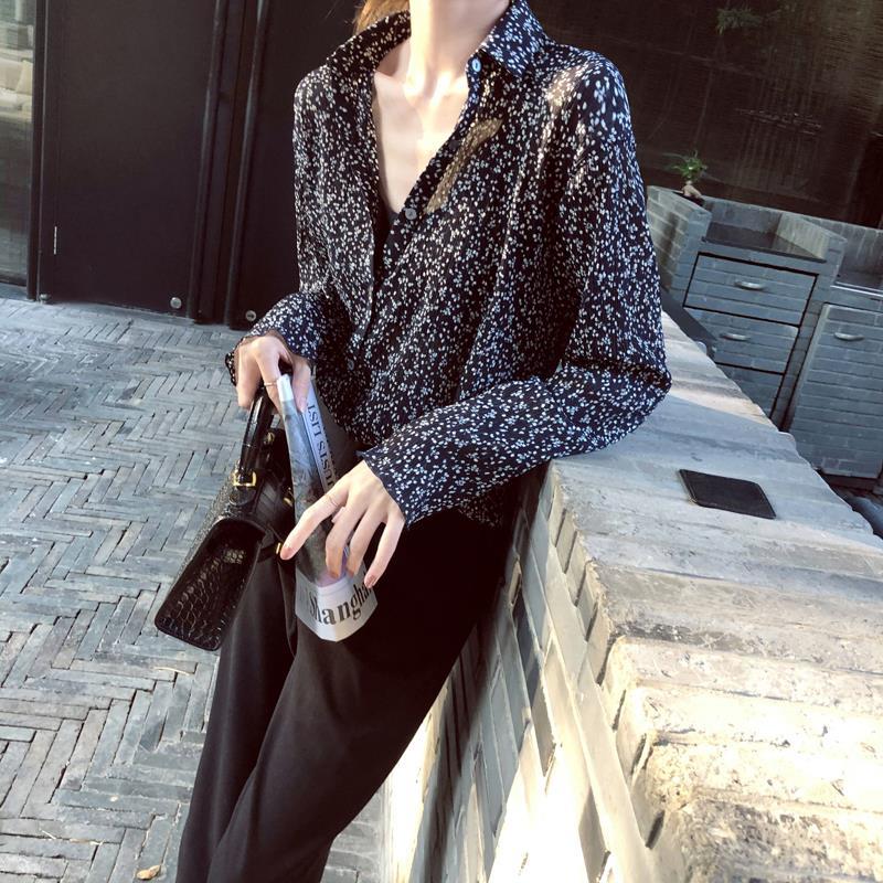 XEJ Elegant Feminine Shirt Women’s Fashion Tunic Summer Shirts for Women Long Sleeve Chiffon Blouse or Tops for Woman Korean Top alx