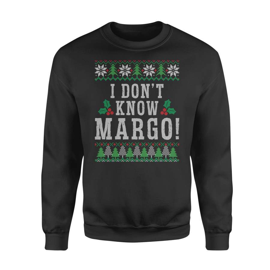 Funny Matching Couples Ugly Christmas Sweater Margo And Todd Shirt – Standard Fleece Sweatshirt