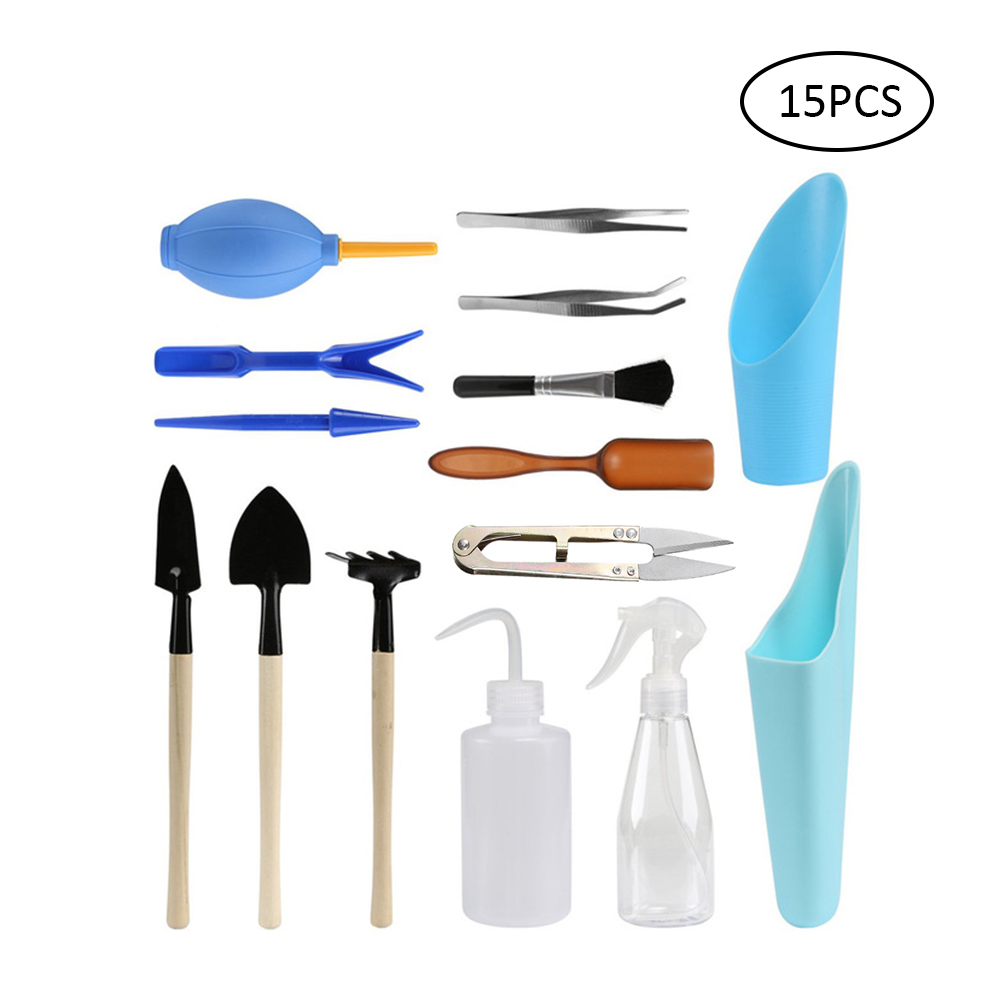 15pcs Succulent Plants Tools Set Gardening Shovel Mini Hand ...