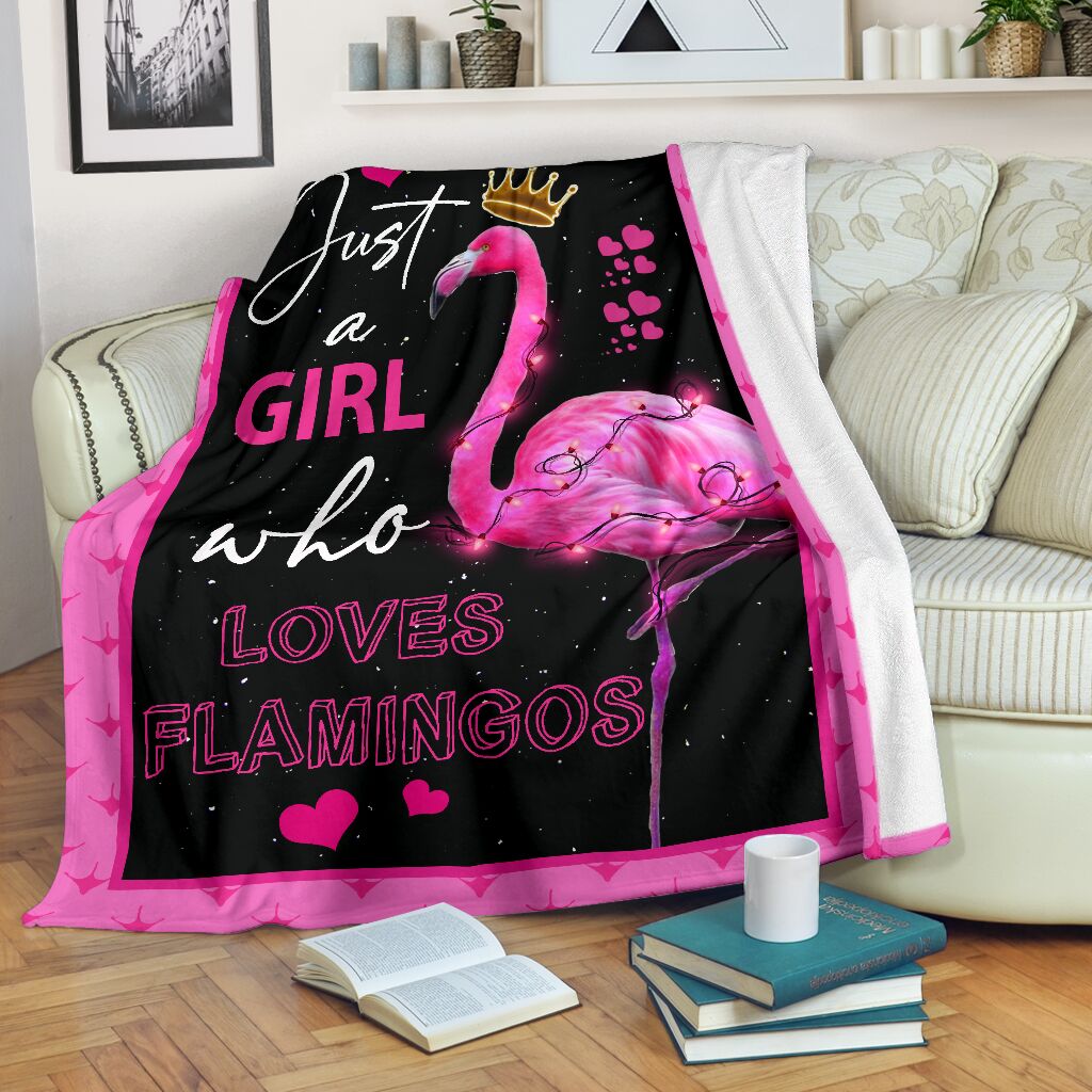 Just a girl who love Flamingo blanket