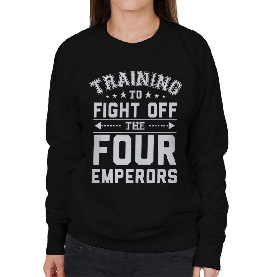 Training To Fight The Four Emperors One Piece Women’s Sweatshirt