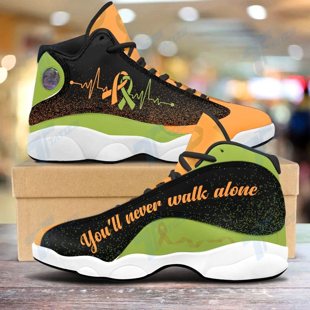 Leukemia & Lymphoma you’ll never walk alone 13 Sneakers XIII Shoes