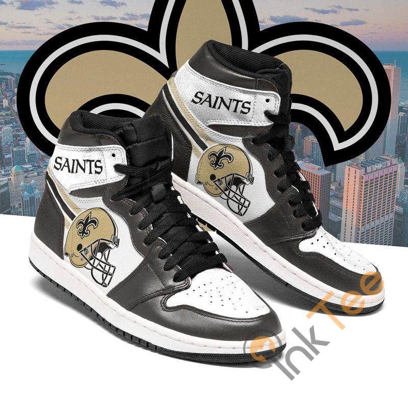 New Orleans Saints Custom Sneaker It2069 Air Jordan Sneaker Air Jordan High Sneakers