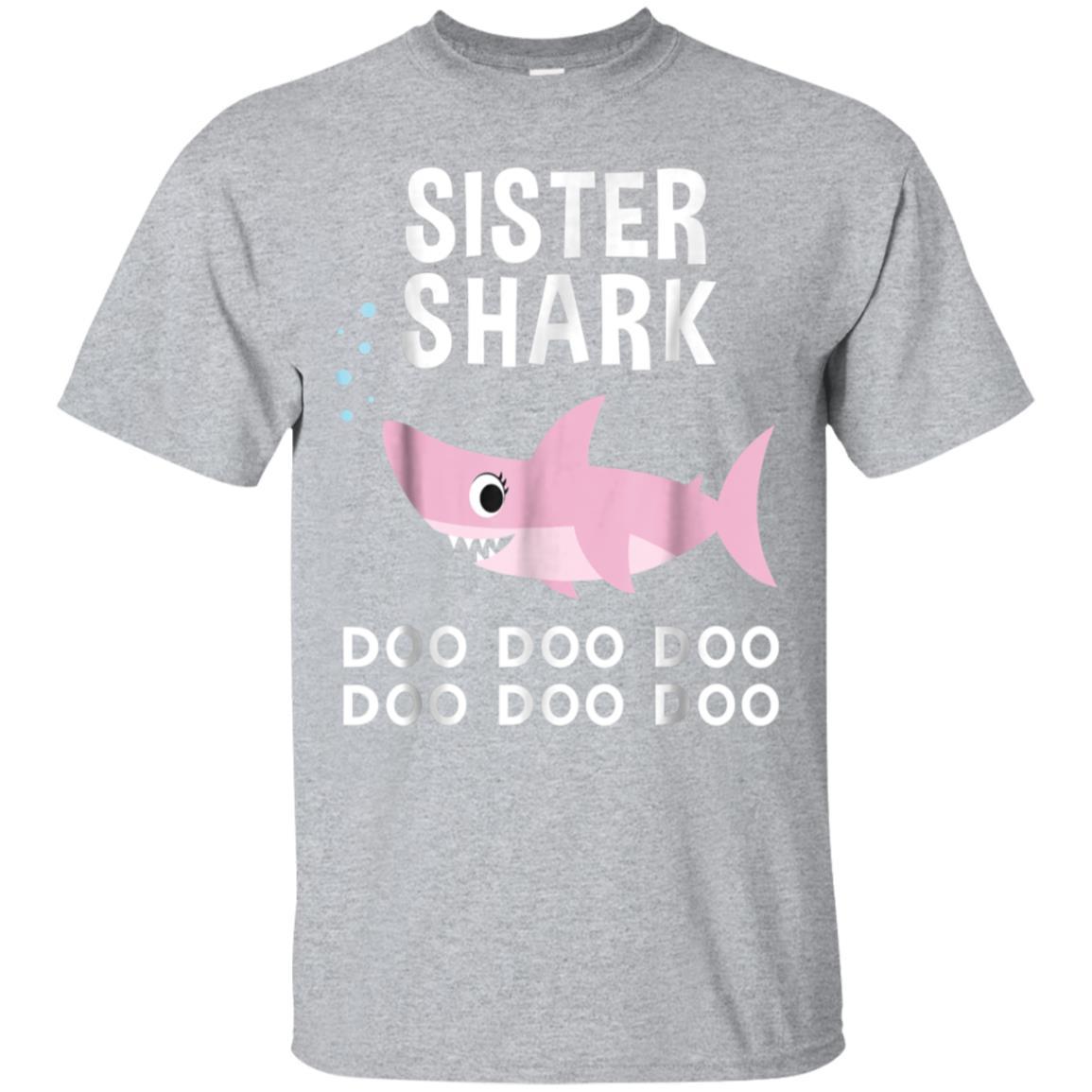 Sister Shark Shirt Doo Doo Doo for Matching Family Pajamas