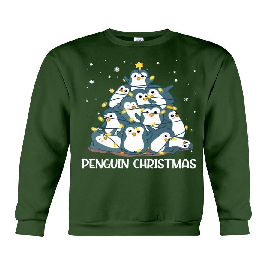 Penguine Christmas Tree Great Gift Sweatshirt