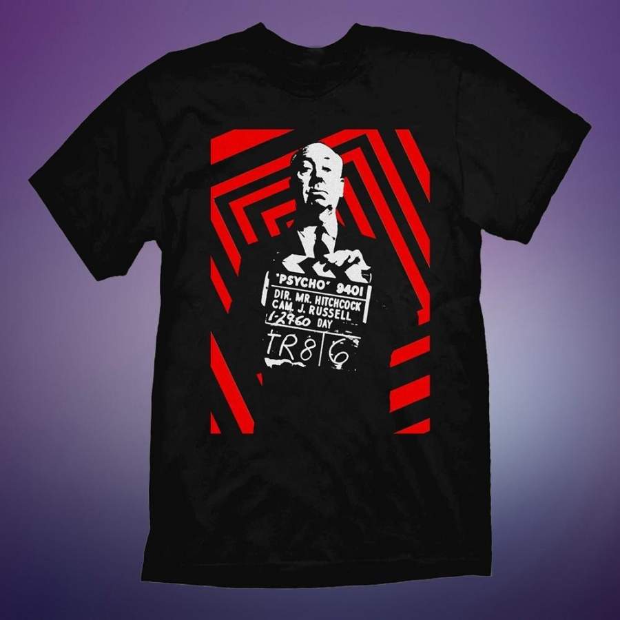 Alfred Hitchcock T-Shirt, Athletic Men’S Basic Cotton T-Shirt