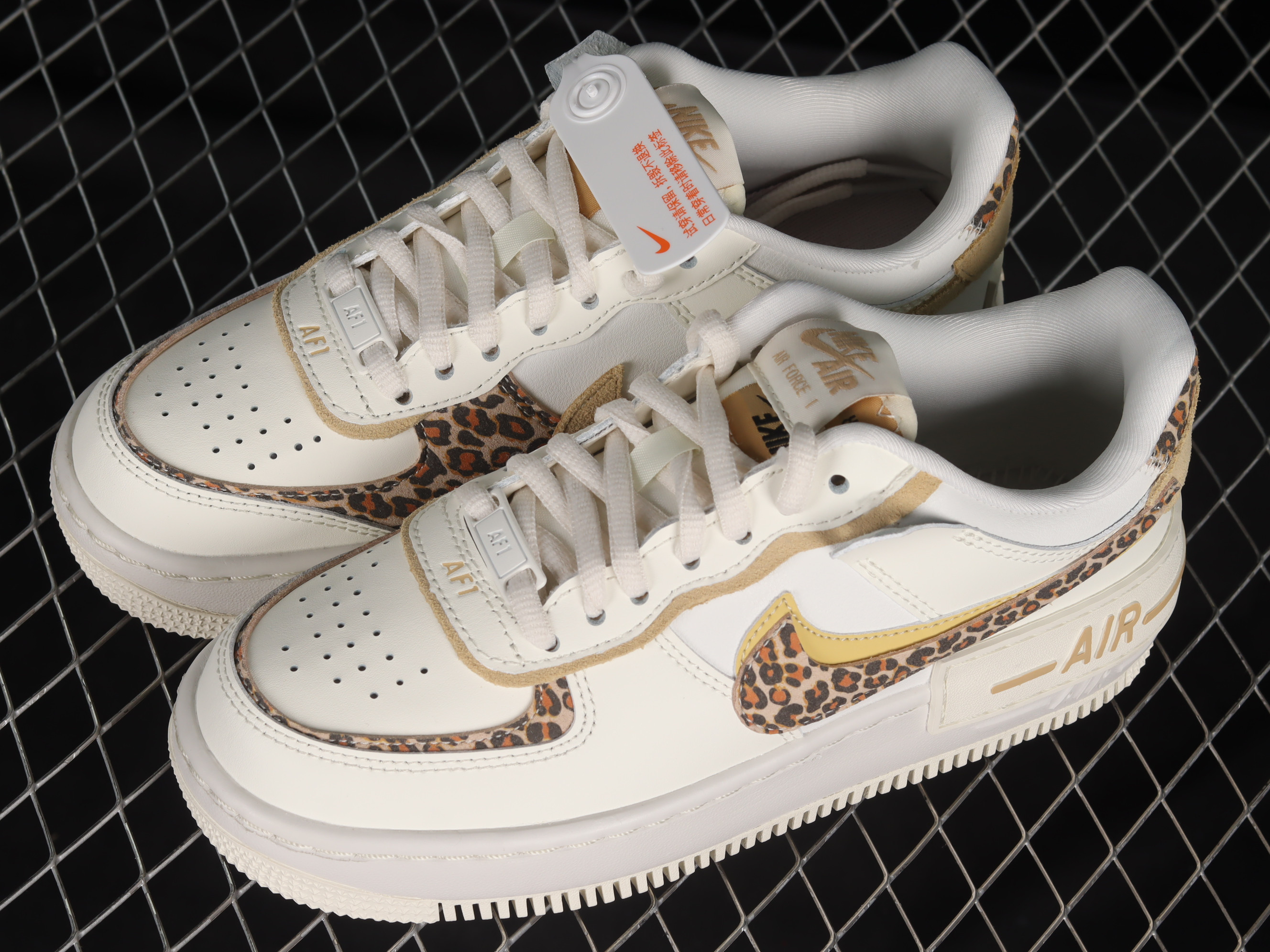 Nike Air Force 1 Low Shadow Leopard Shoes Sneakers, Women SNK139493668