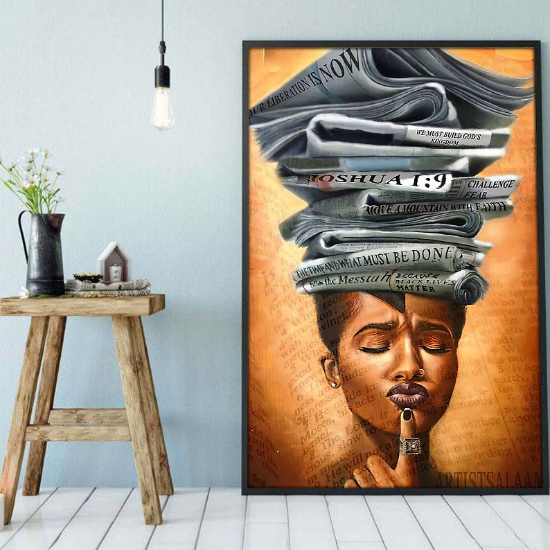 Nice African Best Canvas Prints Holiday Afro Art Print Poster Prints Black Women Black King Glamorous Digital Prints