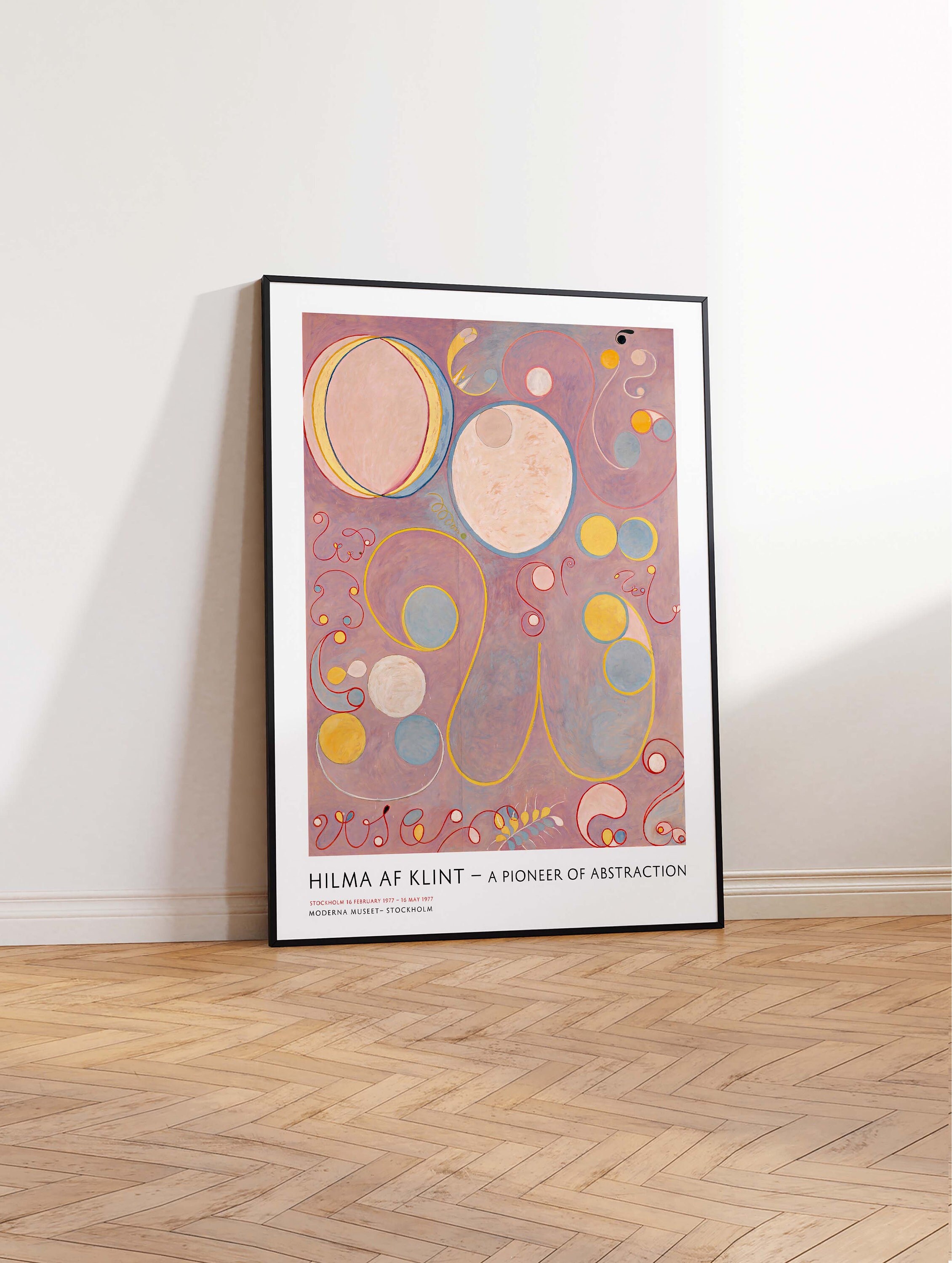 Hilma af Klint Print, Af Klint Poster, Scandinavian Print, Af Klint Abstract Art, The Ten Largest – Wall Art Poster Print – Sizes A2/A3/A4