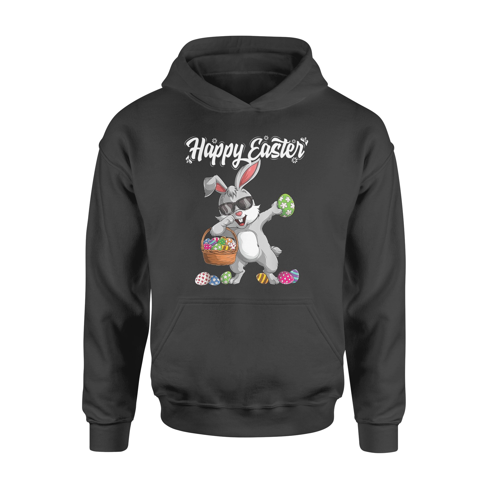 Dabbing Rabbit Easter Day Eggs Dab Boys Girls Kid Gift Bunny – Standard Hoodie