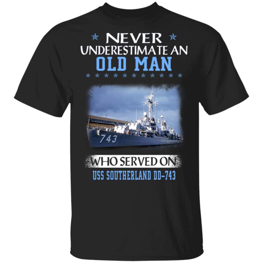 USS Southerland DD-743 Veterans Day Christmas Gift T-Shirt