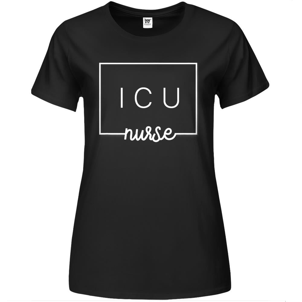 Cute Icu Nurse Squad Intensive Care Unit Premium Womens T Shirts