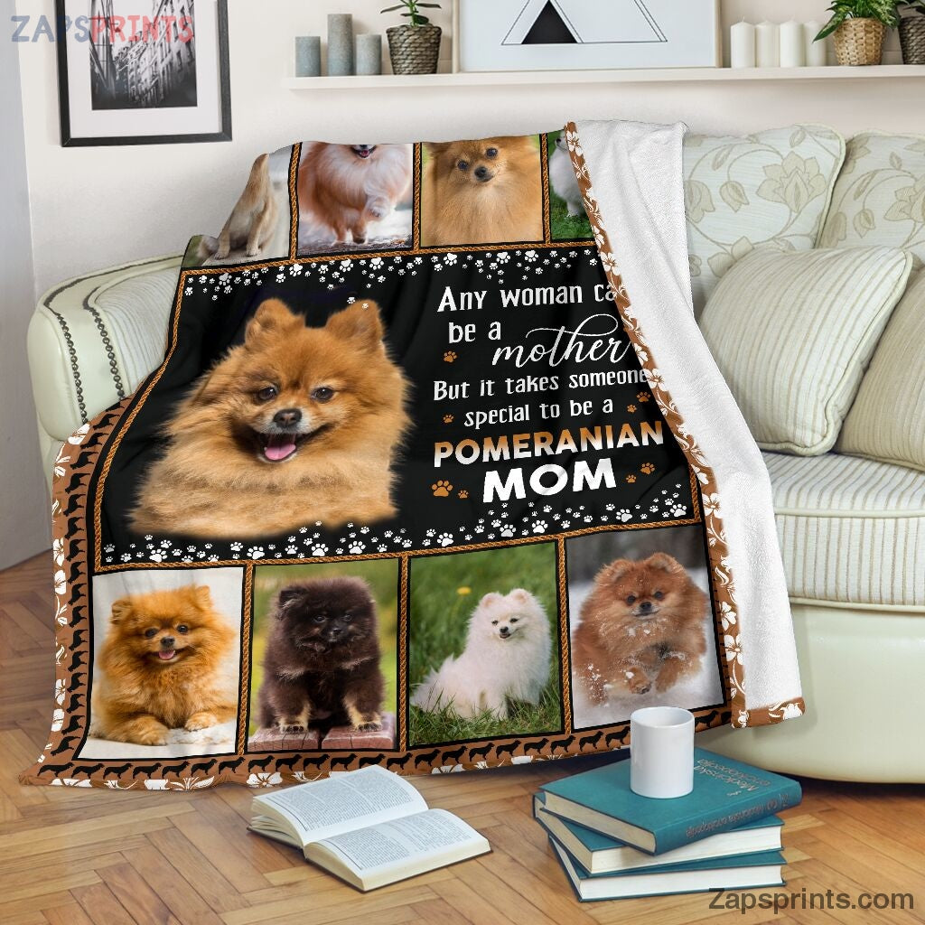 Pomeranian Dog Mom Blanket – Cool Gift Ideas