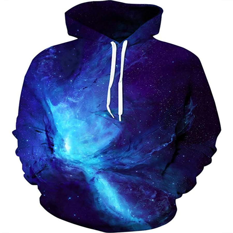 Witch Head Nebula 3D Hoodies