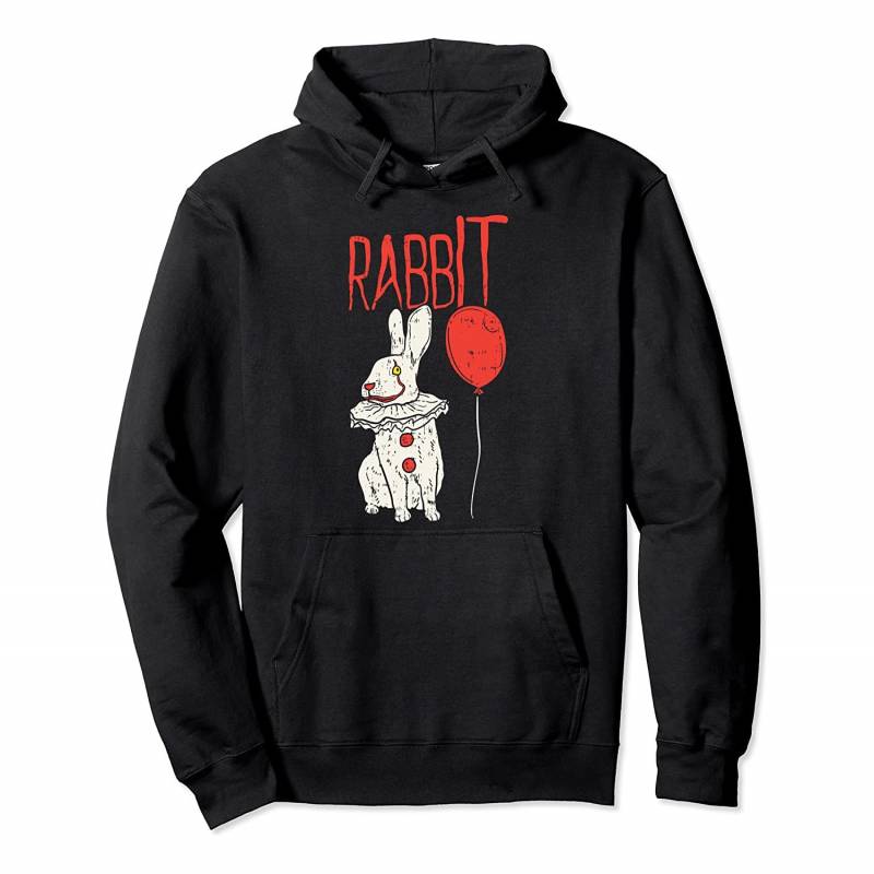 Scary Rabbit Clown Bunny Horror Movie Halloween Costume Pet Pullover Hoodie, T Shirt, Sweatshirt