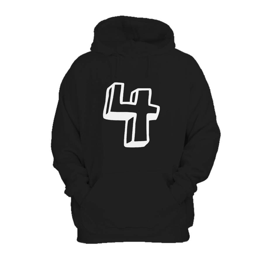 4th Birthday Fourth Trendy Hipster Hoodie