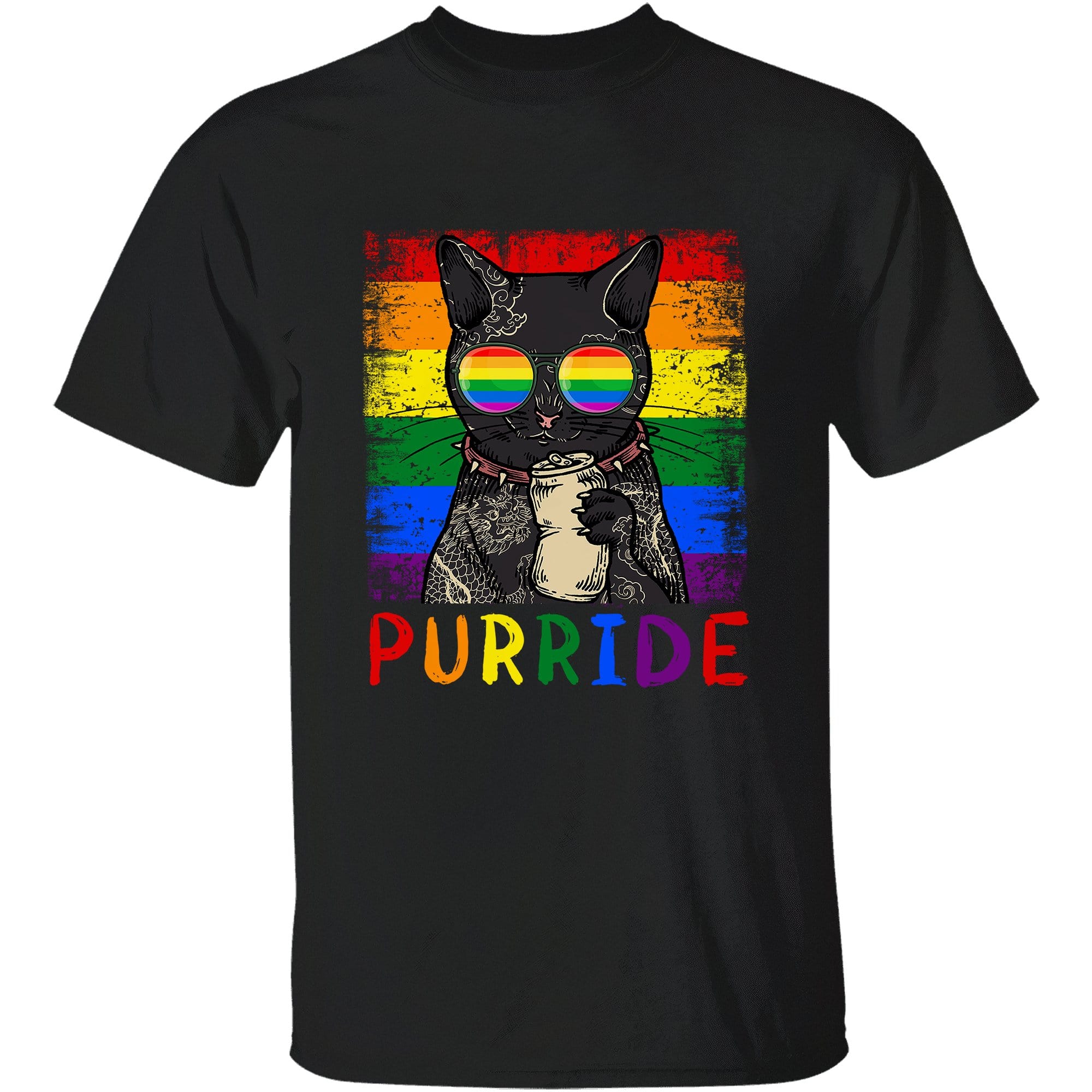 T Shirt Gift For Lgbt Community, Purride, Lgbt Shirt, Cat Lgbt Shirt