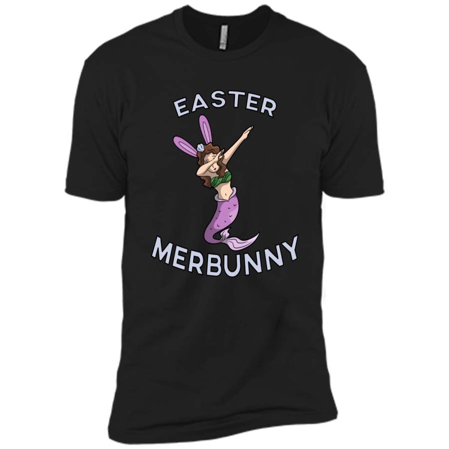 Dabbing Easter Bunny Shirt Easter Mermaid Merbunny T-shirt Next Level Premium Short Sleeve Tee