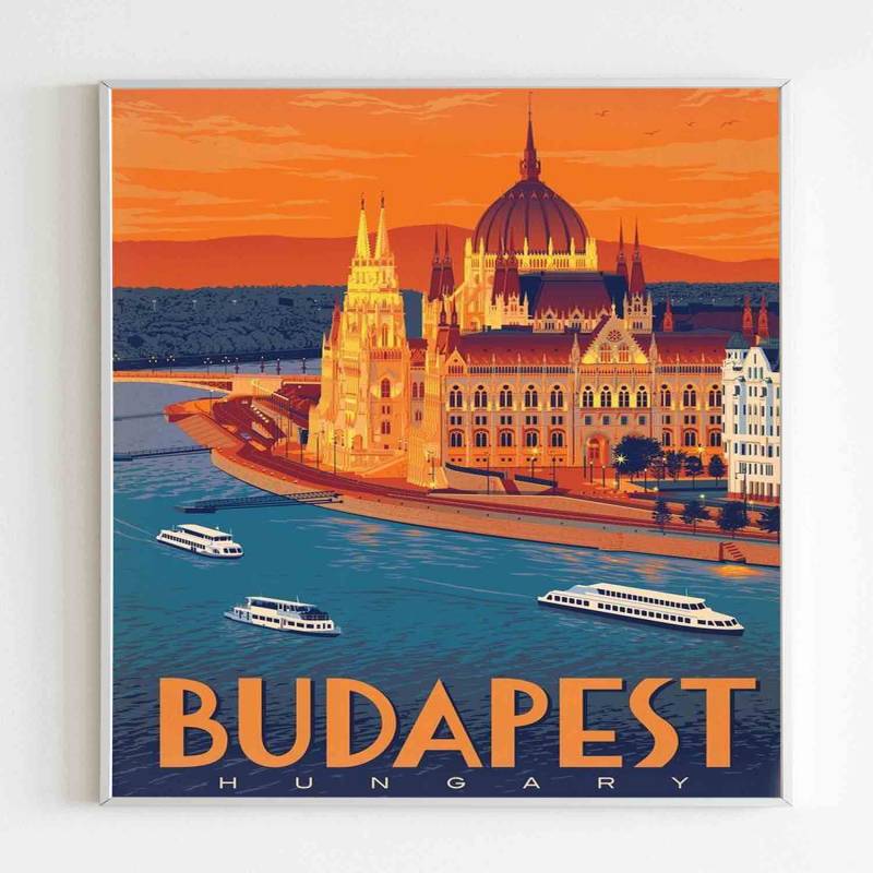 Budapest Hungary Poster - Poster Art Design