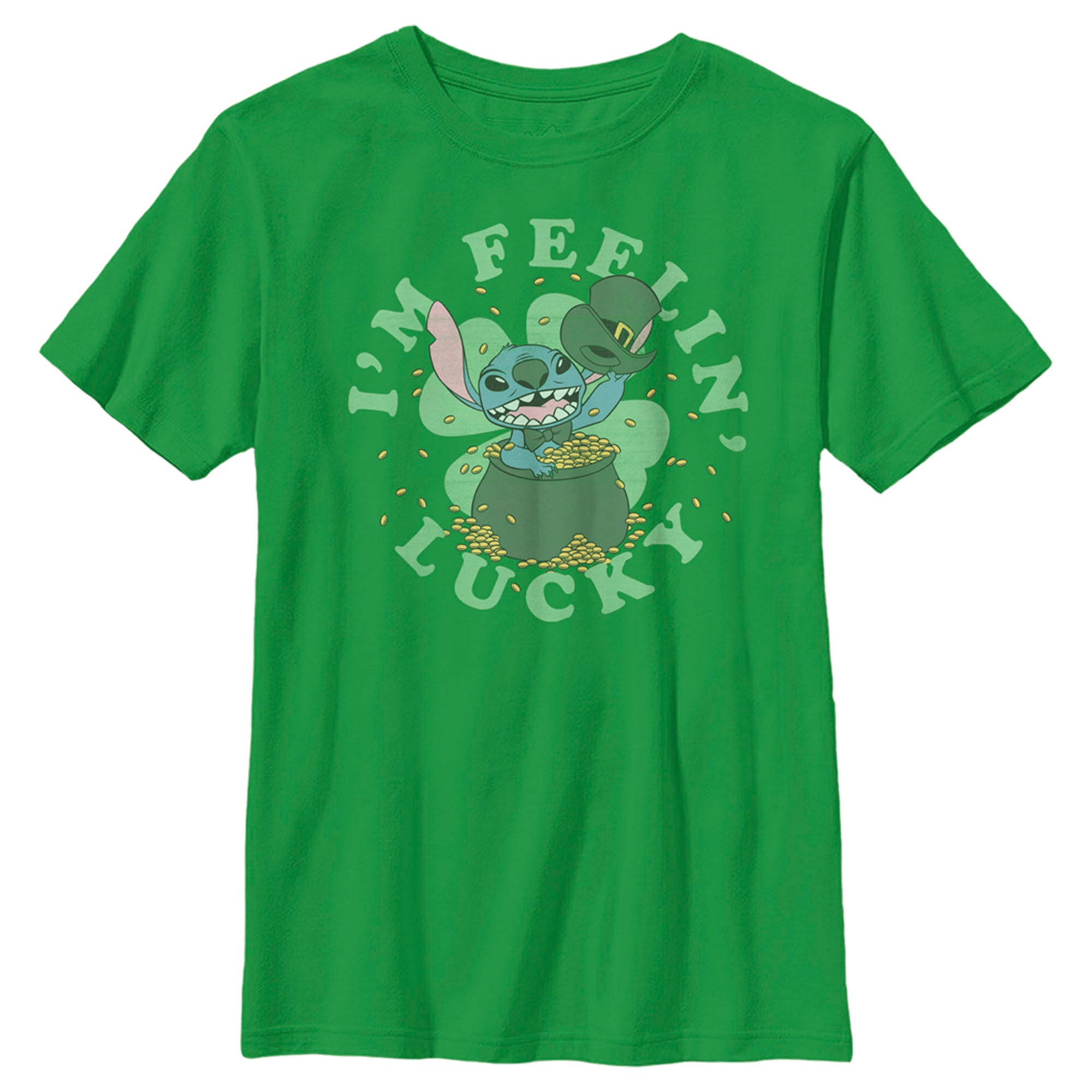 Boy’S Lilo & Stitch I’M Feeling Lucky T-Shirt