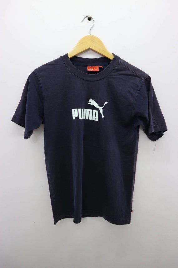 Vintage Puma Shirt Big Logo Sports Wear Streetwear Top Shirt Kids Shirt