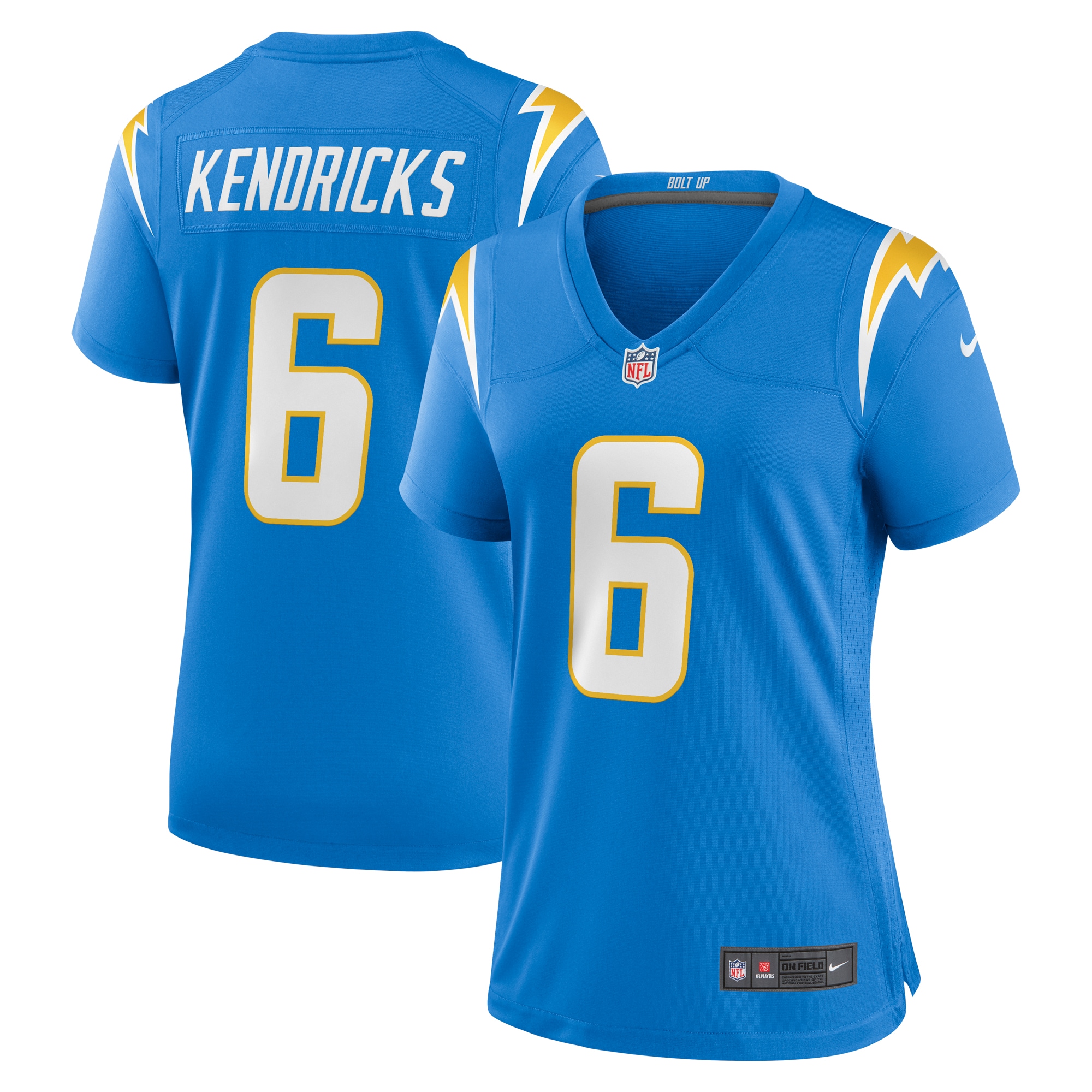 Women’s Los Angeles Chargers Eric Kendricks Powder Blue Game Player Jersey