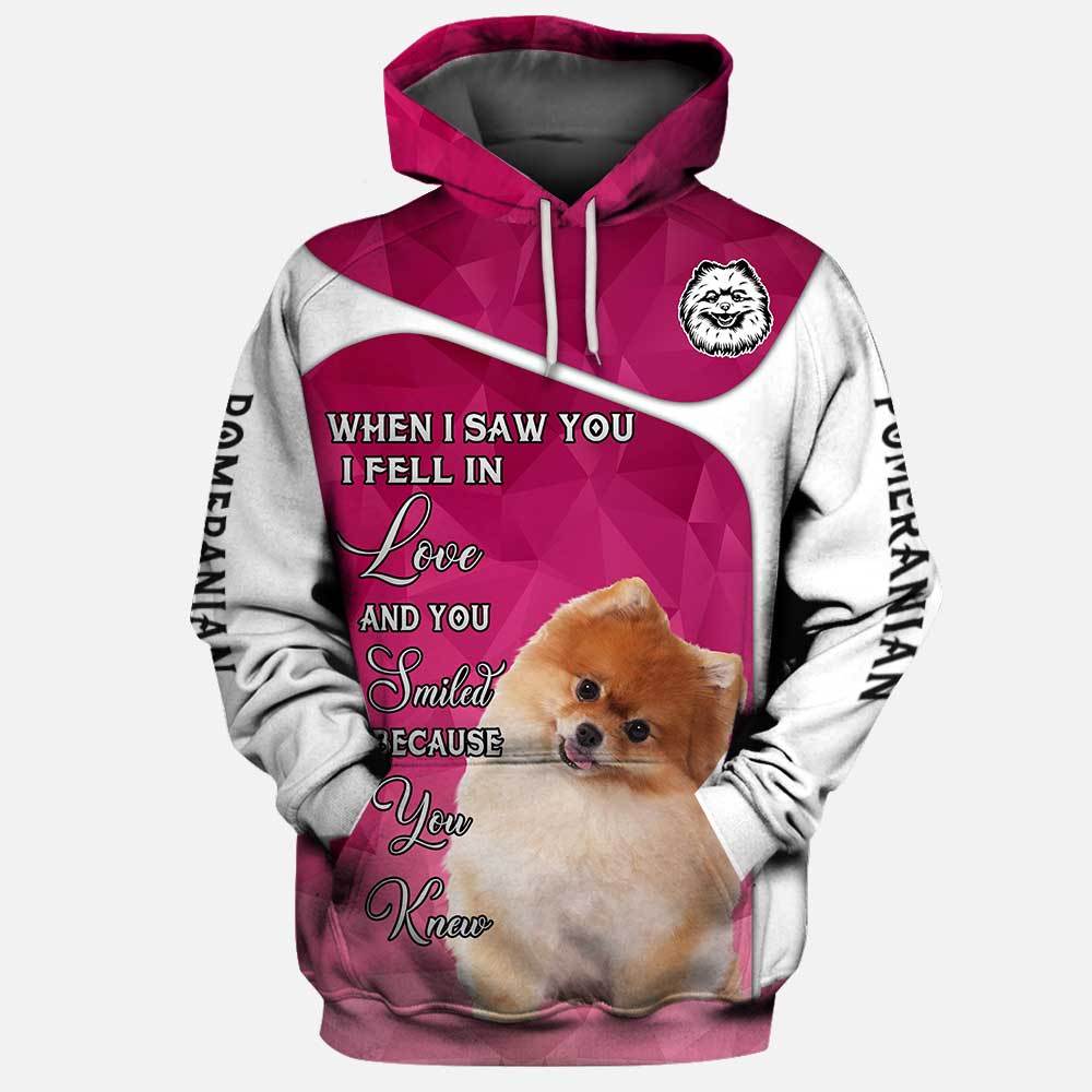 Pomeranian When I Saw You 3D Full Printing