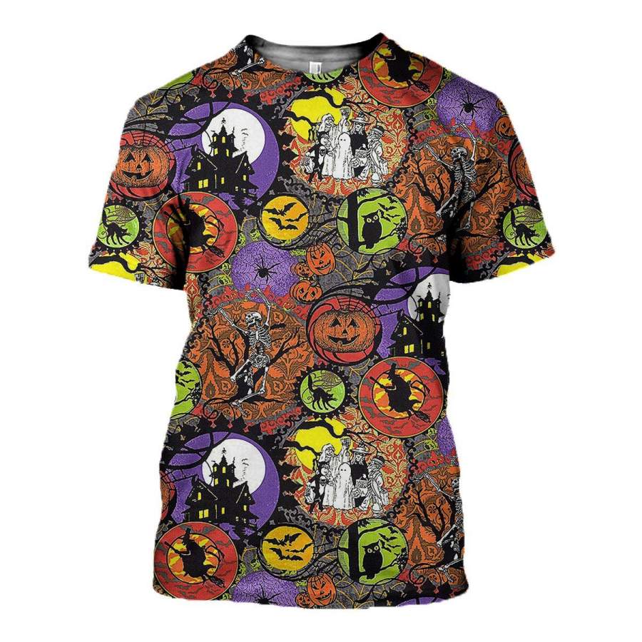 3D All Over Printed Halloween Shirts And Shorts