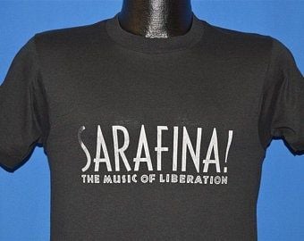 80s Sarafina! South African Broadway Musical T-shirt 9132