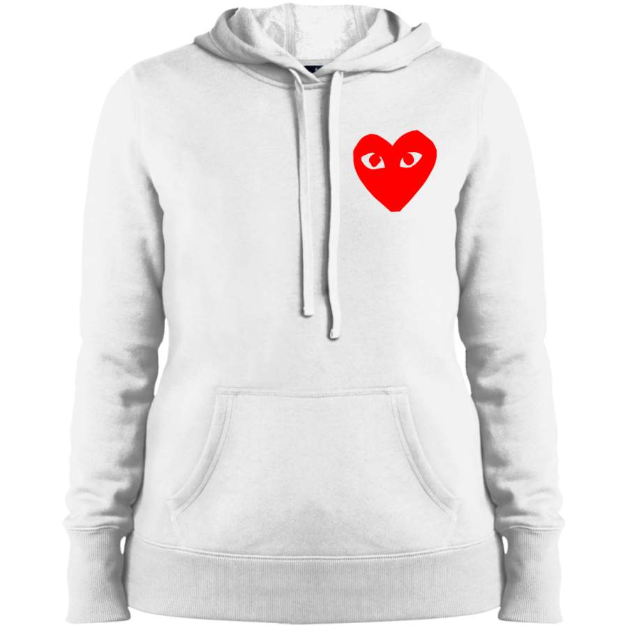 AGR Commes Des Garcons Heart Ladies’ Pullover Hooded Sweatshirt