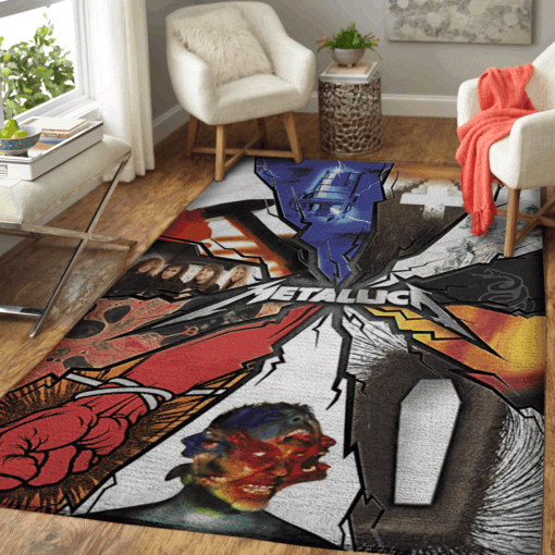 ZOKASTORE™ Metallica Hardwired… to Self-Destruct Rug – MTS001