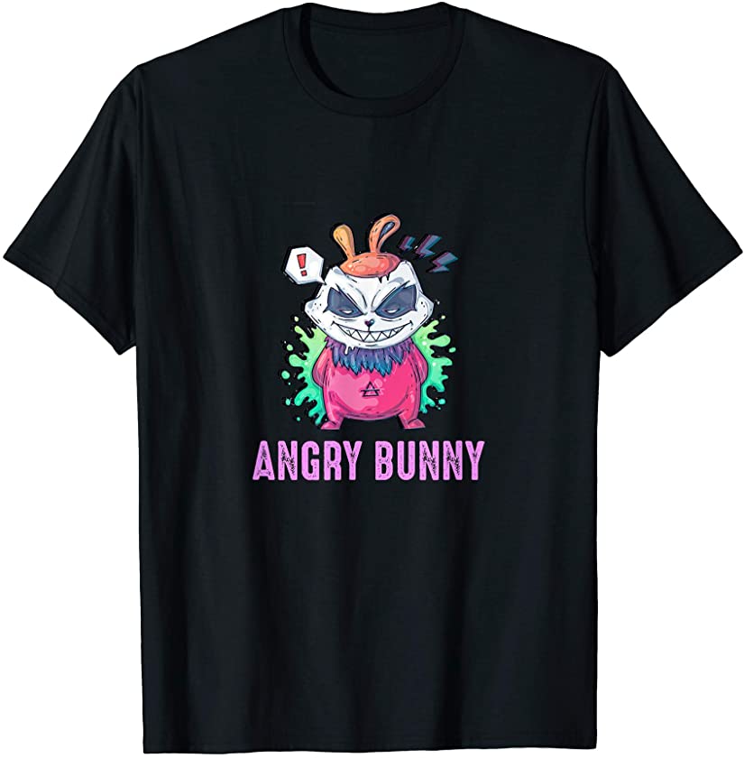 Angry Bunny- Angry Bunny Meme- Mad Bunny T-Shirt