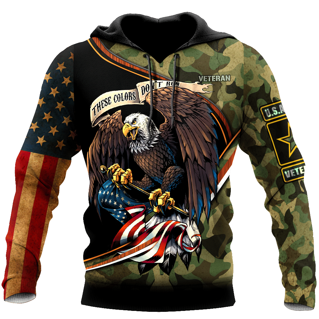 Us Veteran Camo 3D All Over Printed Hoodie For Men And Women